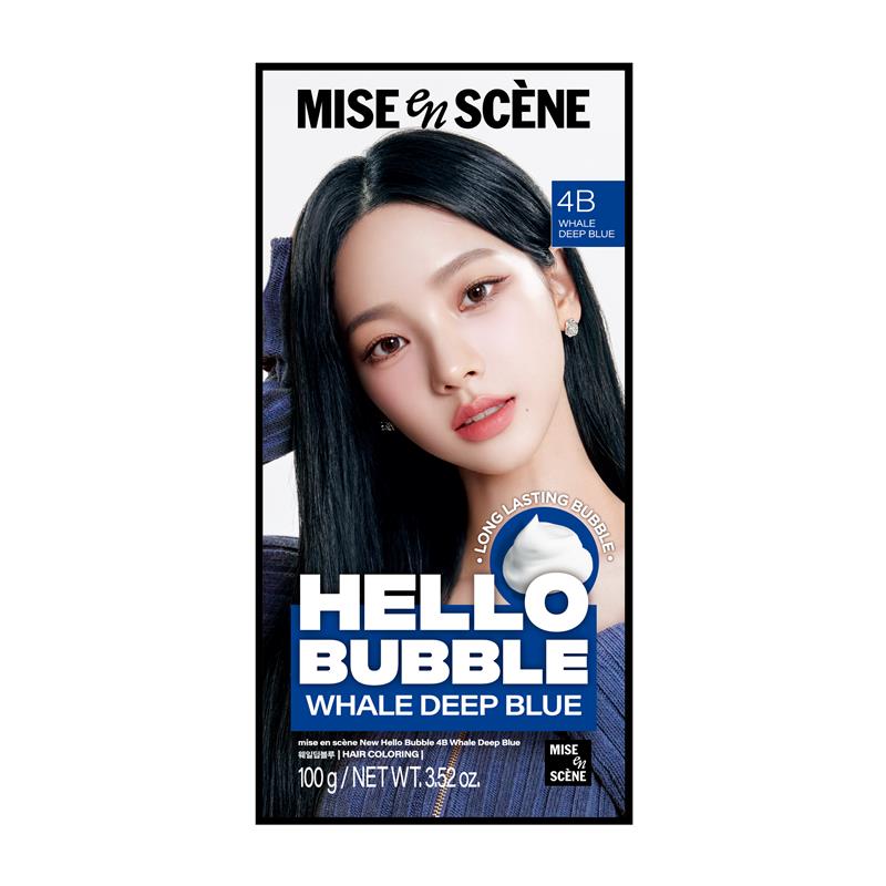 Hello Bubble 泡泡染髮劑<br>(4B 夜海寶藍色)