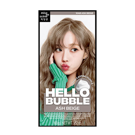 Hello Bubble 泡泡染髮劑<br>(10AB 霧感淺米色)