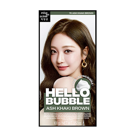 Hello Bubble 泡泡染髮劑<br>(7K 卡其霧棕色)